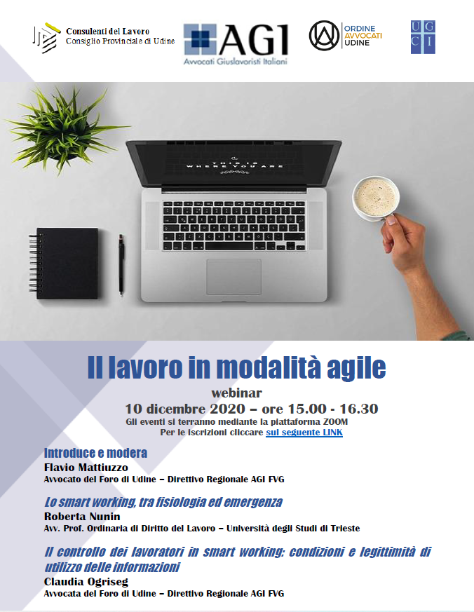 Il lavoro in modalità agile